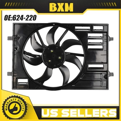 Conjunto de ventilador de refrigeración de radiador eléctrico, para VOLKSWAGEN E-GOLF 2015-2016 2017-2019 Foto 1 de 4