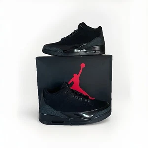 Nike Air Jordan 3 Retro Black Cat Mens US Size 10 CT8532-001 - Picture 1 of 10