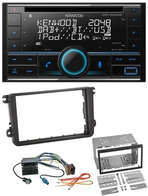 Kenwood CD 2DIN DAB USB MP3 Bluetooth Autoradio für VW T5 Caravelle Multivan Tra - Bild 1 von 4
