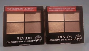 2 Revlon ColorStay Day to Night Eyeshadow Quad 500 Addictive, 0.16 oz New Sealed - Picture 1 of 2