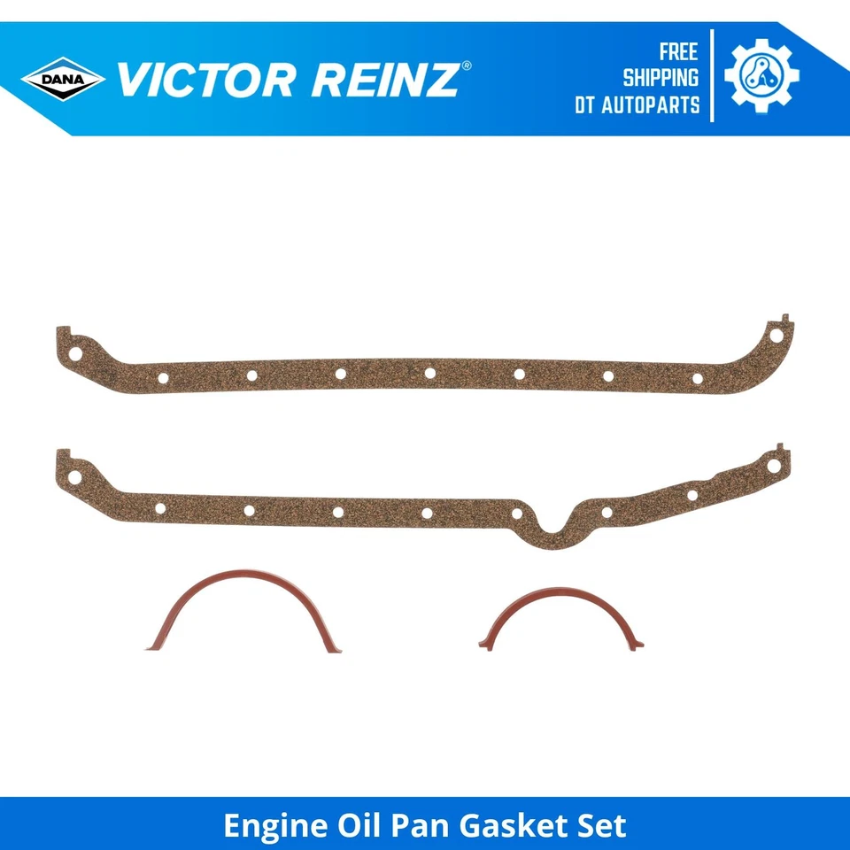 For 1970-1974 GMC Jimmy Engine Oil Pan Gasket Set Victor Reinz 1971 1972 1973 - Изображение 1 из 1