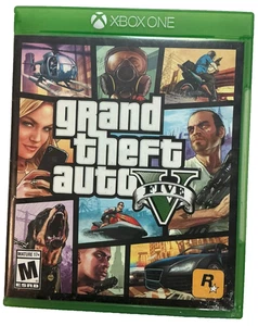 Grand Theft Auto V (Xbox One, 2014) Great Working Condition!  With Map and Box!! - Picture 1 of 5