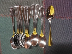 12 - Liberty Tischplatte, USA - Teelöffel - Edelstahl - klassisches Randmuster - 2. - Bild 1 von 1