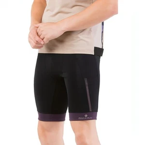 Ronhill Tech Ultra Mens Short Tights Black 9 Inch Running Breathable Run Shorts - Picture 1 of 5