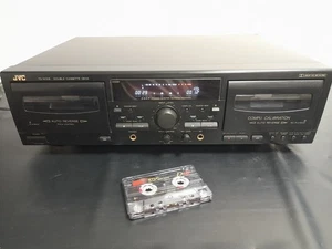 JVC TD-W318 Double Twin Stereo Black Cassette Tape Deck - G3 - Picture 1 of 15