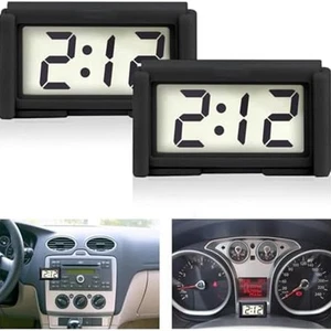 2 Pack Mini Digital Clock for Car For Air Vent Lightweight and Compact - Picture 1 of 12
