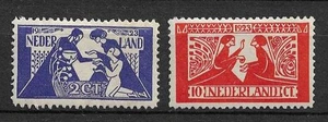 Netherlands 1923  Toorop set MH - Picture 1 of 2