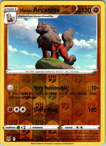Hisuian Arcanine Reverse Holo 084/196 SWSH11: Lost Origin Rare - NM - Picture 1 of 2