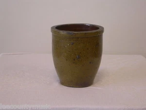 LOTE DE VASIJAS DE CERÁMICA ANTIGUA PRIMITIVA DEL SIGLO XIX O TARRO DE ALMACENAMIENTO #K557 - Imagen 1 de 3