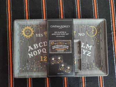 10 PC CYNTHIA ROWLEY OUIJA BOARD PLATTER & APPETIZER CENTER PIECE & PLACE MATS - Image 1 of 3