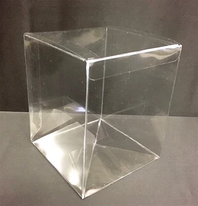  SET 10 PEZZI SCATOLA TRASPARENTE PVC 12x9x8 ASTUCCIO BOMBONIERA FAI DA TE - Foto 1 di 1