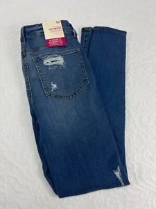 SO Super High Rise Medium Wash Distressed Ultimate Jegging Women's Size 3/26 - Picture 1 of 8