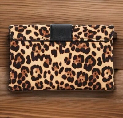 Nuevo I.N.C. Bolso sin asas con estampado de leopardo Luci International Concepts (10,75"x7"x1") Foto 1 de 4
