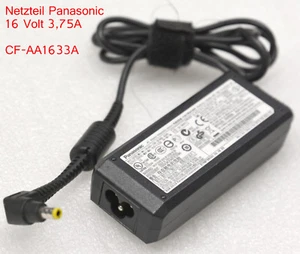 60 WATT NETZTEIL PANASONIC CF-AA1633A 16V 3,75A FÜR CF-08 CF-P1 CF-51 #N53 - Picture 1 of 1