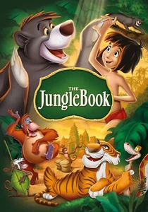 Disney The Jungle Book Animation Movie Poster Iron on Tee T-shirt Transfer - Picture 1 of 1
