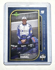 2024 Parkside IndyCar Graham Rahal Blue Foil Parallel /99 Indy 500 Card #127 - Picture 1 of 2