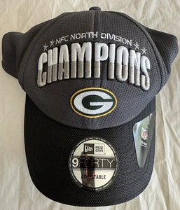 Green Bay Packers NFC North Champions New Era 9Forty Hat Snapback cap - Picture 1 of 7