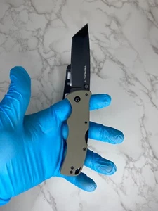 Cold Steel Knife Verdict FL-C3T10AFDE Black Tanto Dark Earth G10 Pocket Knives - Picture 1 of 2