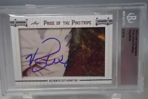 ROY WHITE 2013 LEAF PRIDE OF THE PINSTRIPE 1965 YANKEES BECKETT AUTO GRADED - Picture 1 of 3