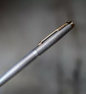 Kugelschreiber Stift PARKER 75 Sterling Silber 925 Quadrille - Gold 18 K- Extra - Bild 1 von 11