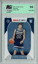Leandro Bolmaro 2020 NBA Hoops #247 Gem Mint Rookie Card PGI 10