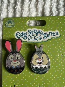 2024 Disney Parks Easter Eggstravaganza Pin Set Judy Hopps & Thumper Bambi ONLY - Picture 1 of 1