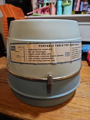 Secador de pelo portátil estilo salón Sears Beauty Mist años 70 344 8761 Foto 1 de 4