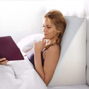 Giselle Bedding Wedge Pillow White - Picture 1 of 7