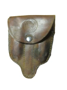 Pfadfinder BSA Utensil Mess Kit Schrade Vintage SS Messer & Gabel mit Ledertasche - Bild 1 von 13