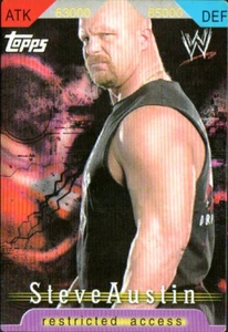 2006 Konami Insider Topps WWE Restricted Access Card Game Stonecold Steve Austin - Picture 1 of 1