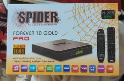 Receiver Satellite Spider 10 Gold Pro H.265 Full HD - Image 1 of 2