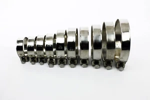 T-Bolt Hose Clips 100% Stainless Steel 304 Clamps 17mm-121mm W4 Tbolt Heavy Duty - Picture 1 of 6