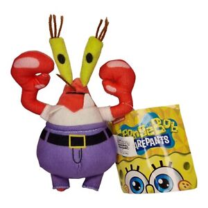 Spongebob Squarepants MR KRABS Small Plush Toy 21cm Viacom Nickelodeon 2021