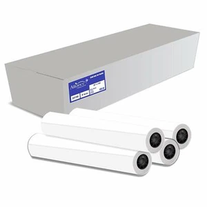 Rollos de papel de gran formato Alliance de 24" x 150"", 92 brillantes, 20 libras 4 Rls/Ctn con núcleo de 2 - Imagen 1 de 9