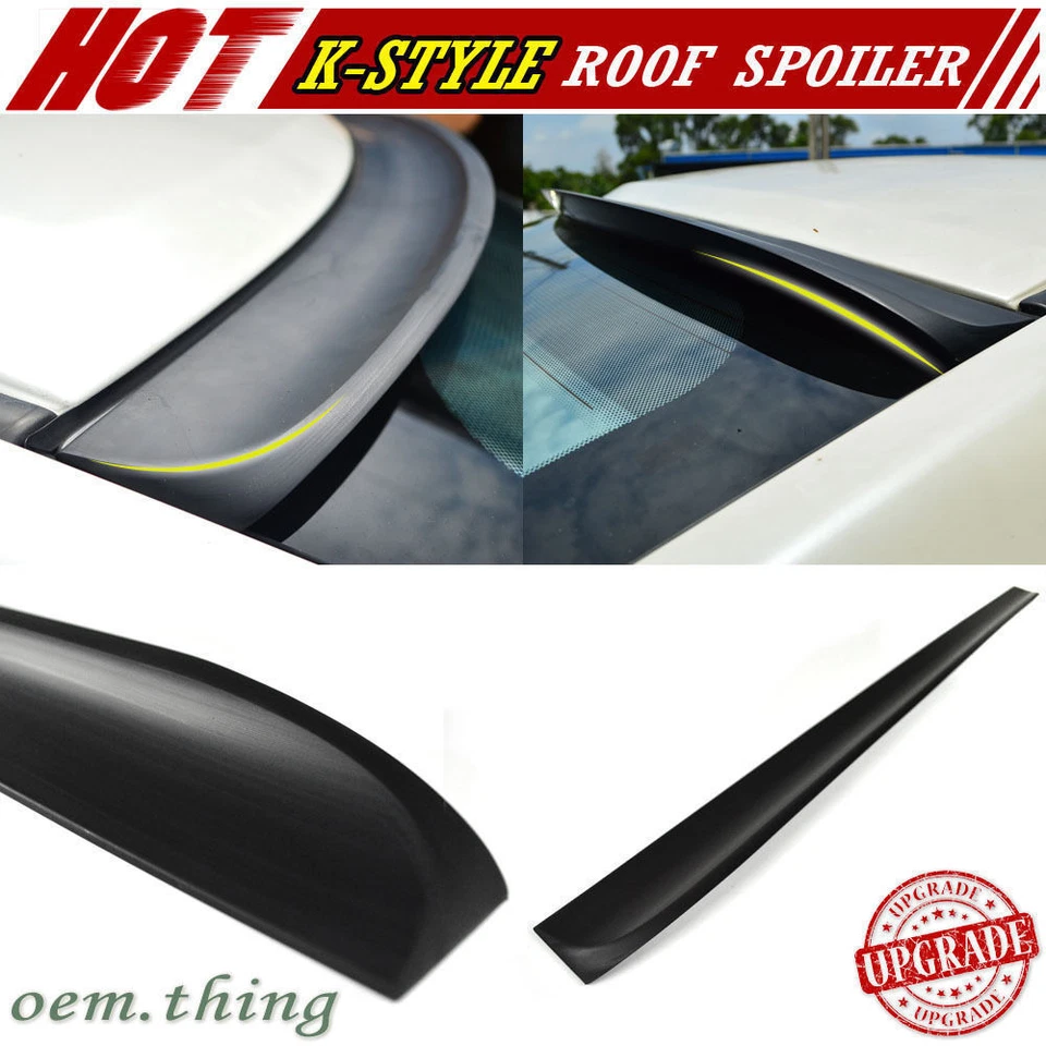 1994-2001 Fits Audi A4 B5 Sedan Rear Window Roof Spoiler K- Style Unpainted - Image 1 of 1