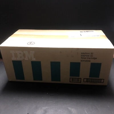 NEW GENUINE IBM 90H3566 Black Toner Cartridge InfoPrint 32 40 FACTORY SEALED - Image 1 of 3