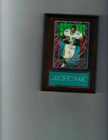 JAMES STEWART PLAQUE JACKSONVILLE JAGUARS FOOTBALL NFL    C Cover