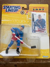 WAYNE GRETZKY New York Rangers Kenner Starting Lineup NHL SLU 1997 Figure & Card