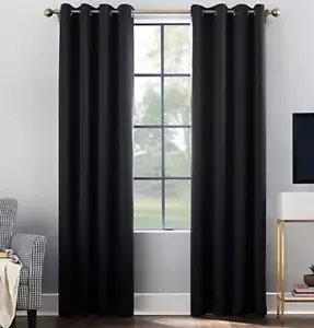 Sun Zero Oslo Theater Grade Extreme 100% Blackout Grommet Curtain Panel, 95" - Picture 1 of 8