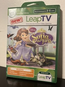Leap Frog TV Library Disney Sofia the First Reading Educational Video Game - Picture 1 of 4