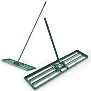 67 in. Lawn Leveling Rake 36 in. x 10 in. Heavy-Duty Level Lawn Tool Garden Back - Picture 1 of 7