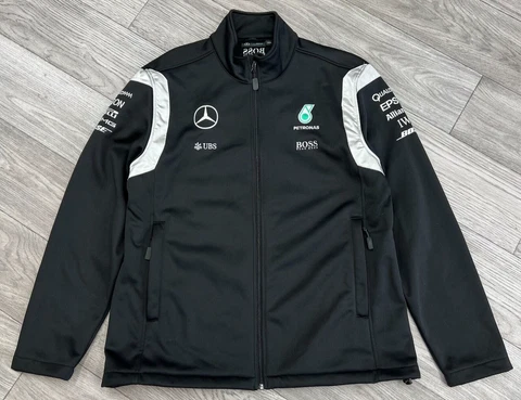 AMG Petronas Formula One Team Softshell Jacket Men's Size 2XL Cover