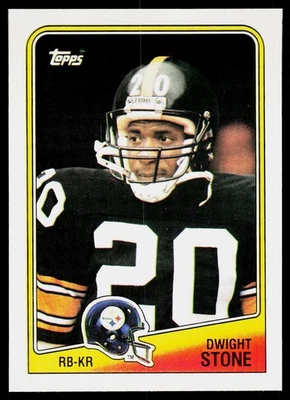 Dwight Stone, 1988 Topps, #167, Pittsburgh Steelers, RC - Image 1 of 2