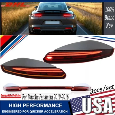 Luz de freno trasera LED estilo actualización 971 para Porsche Panamera 2010-2016 Foto 1 de 4