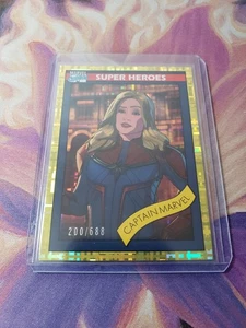 Captain Marvel Card 200/688, 2023 Fleer Marvel What If...? Dimensions Gold - Picture 1 of 3