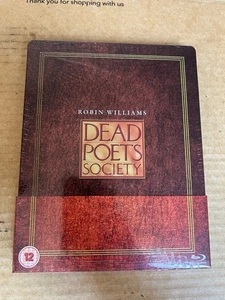 Dead Poets Society - Mega Rare UK Reg Free Blu Ray Steelbook - NEW & SEALED - Picture 1 of 4