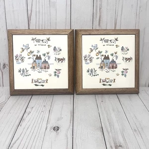 Remaches de pared International Heartland Village granja gres 2 azulejos - Imagen 1 de 12