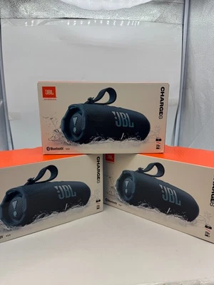 JBL Charge 6 Portable Waterproof Bluetooth Speaker Blue NEW SEALED
