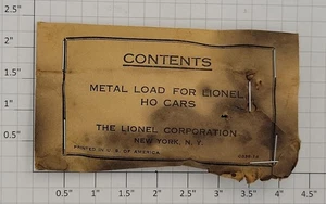 Lionel 836-9 Carico in metallo per auto tramoggia HO - Foto 1 di 2