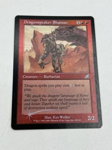 Magic The Gathering MTG - Scourge SCG 2003 - #89 Dragonspeaker Shaman FOIL x1 - Picture 1 of 6